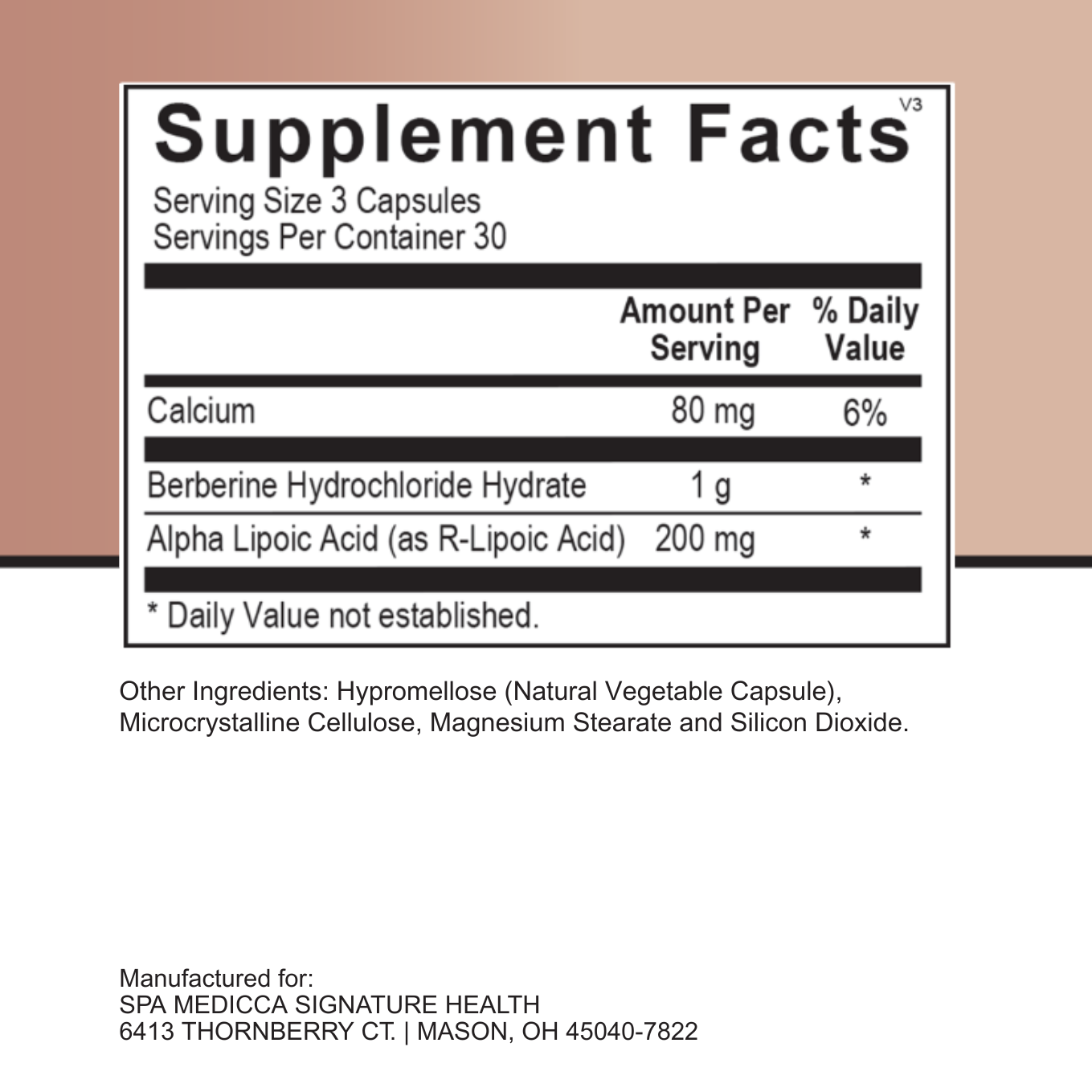Metabolic & Lipid Support